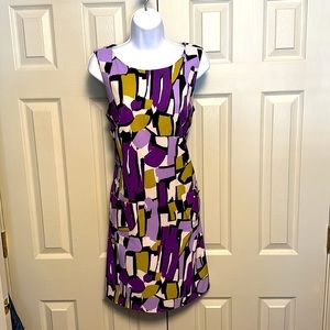 Scarlet brand printed shift dress size 10